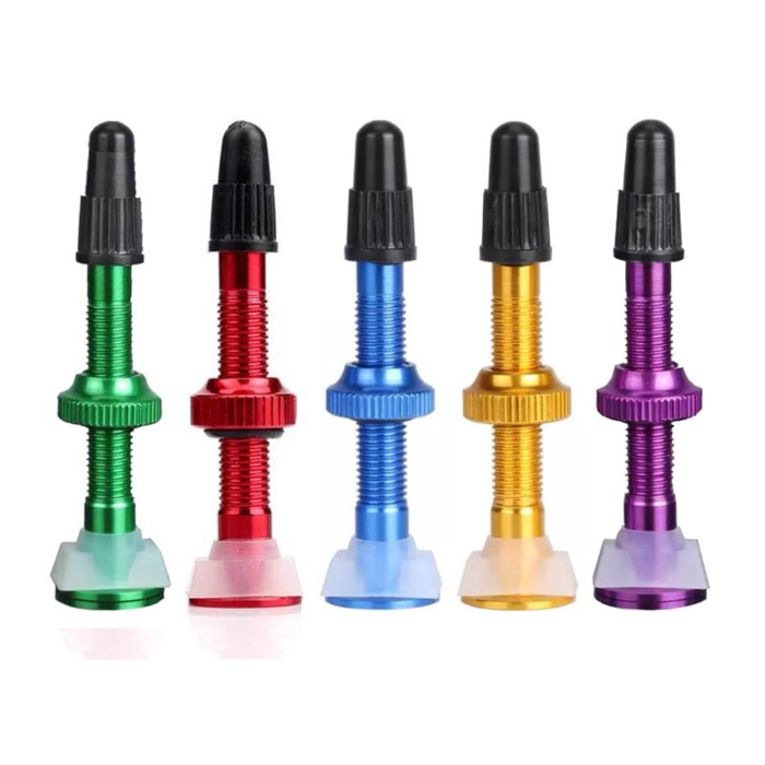 AiCycle Valvola Tubeless Color In Alluminio 40mm 2 AiCycle Valvola Tubeless Color In Alluminio 40mm - immagine 2