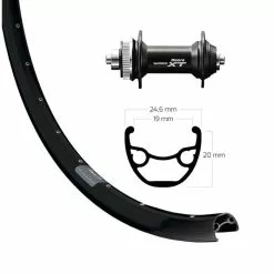 GMB XT / Ryde Rival Disc QR Ruota Anteriore Gravel / Trekking 29"